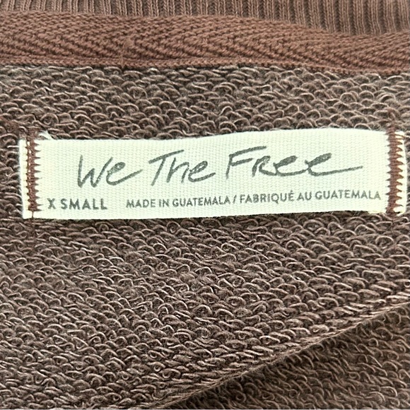 ☀️NEW Free People We The Free Camden Pullover. Chocolate Brown. Size: XS - Picture 11 of 12